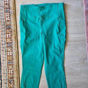 LuluLemon Leggings Swift Speed High-Rise Crop 21" Maldive greens Womens Size 10